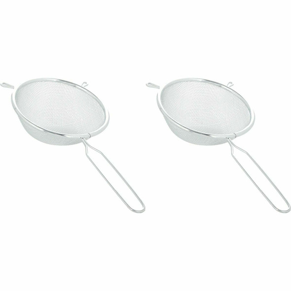 Chef Aid Stainless Steel Rust Proof Strainer 12cm Diameter (Pack of 2)