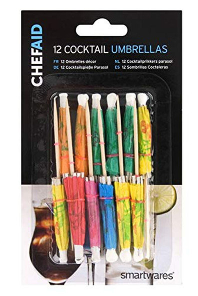 Chef Aid Cocktail Umbrella, Set of 12
