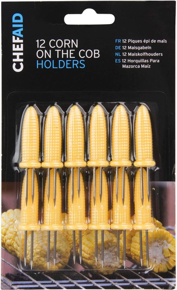 Chef Aid Corn Cob Forks, Pack of 12