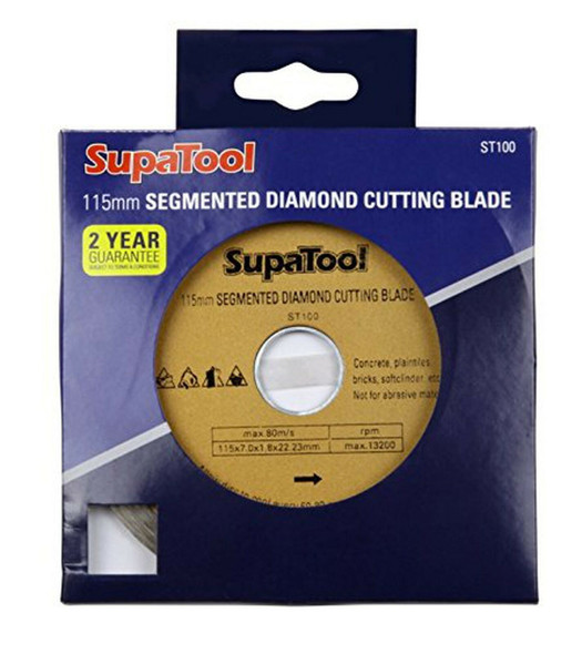 SupaTool Diamond Cutting Blade 115mm