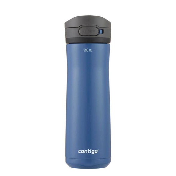 Contigo Jackson Chill drinks bottle, large BPA-free stainless steel water bottle, 100 % leakproof, keeps drinks cool for up to 24 hours; insulated bottle for sports, cycling, jogging, hiking, 590 ml