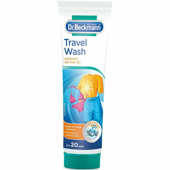 Dr Beckmann Travel Wash For On-The-Go Hand Washing, Concentrated Gel, 100ml Tube