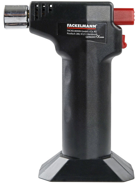 Fackelmann Kitchen Torch unfilled of ABS, Multi-Ply, Black, 14 x 10.5 x 5 cm