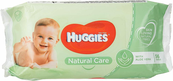 Huggies Natural Care Baby Wipes, 56 Wipes