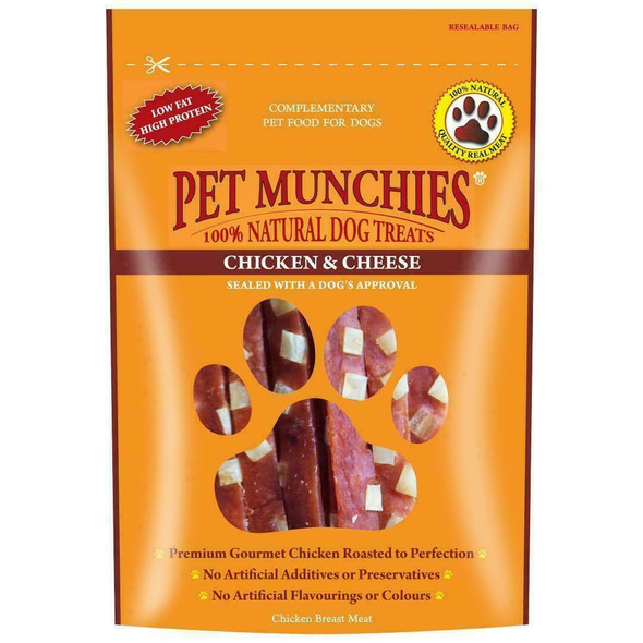 3XChicken and Cheese Dog Treats, 100 g