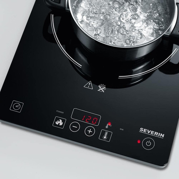 Severin Induction Cooker with 2000 W of Power KP 1071, Glass
