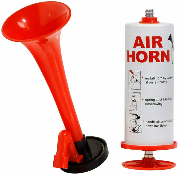 Streetwize SWHH Hand Horn Clam Pack – Hand Operated Air Horn with Pump Action, For Stag Parties, Rugby Matches