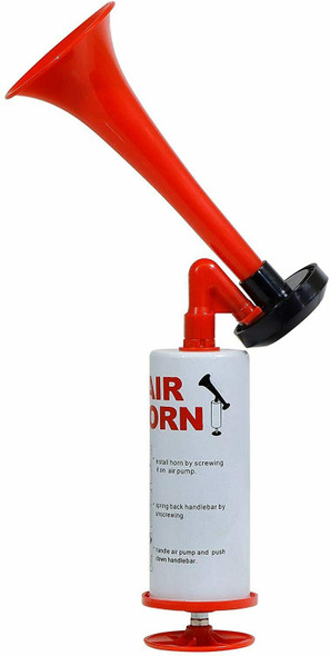 Streetwize SWHH Hand Horn Clam Pack – Hand Operated Air Horn with Pump Action, For Stag Parties, Rugby Matches
