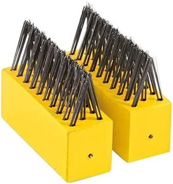 2X"FB-ME Weeding Brush Heads Set, Yellow/Black, 9x20x10 cm