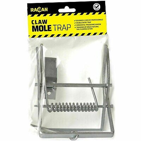 2 x Racan Mole Claw Trap Double Entry Easy Humane Fast Kill Use by Professionals