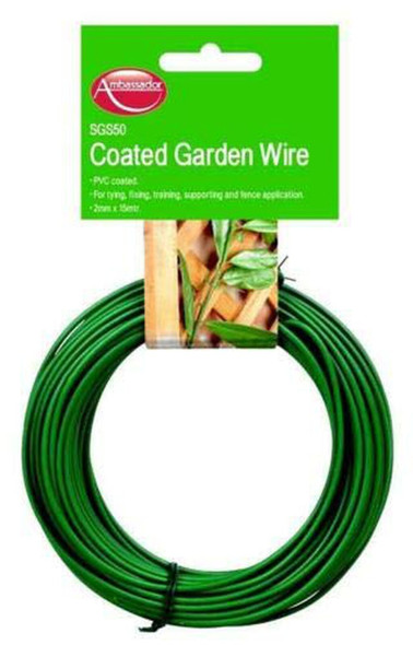 20 Meter Heavy Duty Roll Of Garden Wire Ideal For Plants Plant Ties 3.5mm Thick