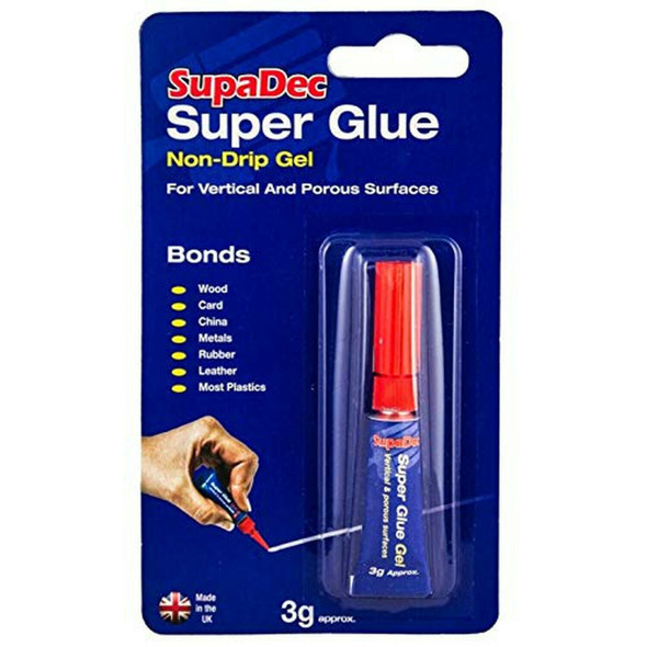 STX_414280 SupaDec Super Glue 3g Non Drip Gel (SDGT3)