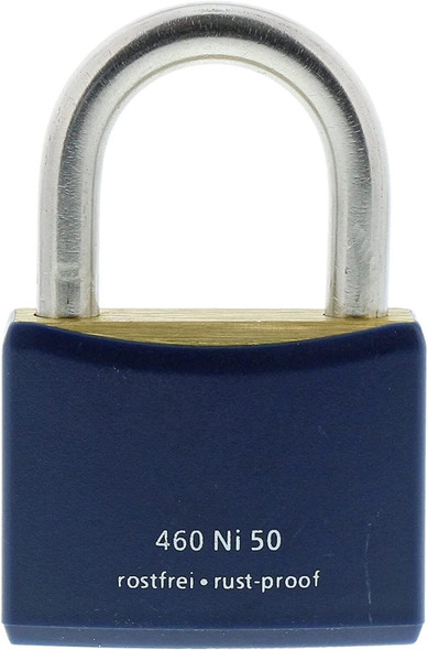 Burg Wachter Yacht 50mm Padlock Double Interlocked Shackle & 2 Keys