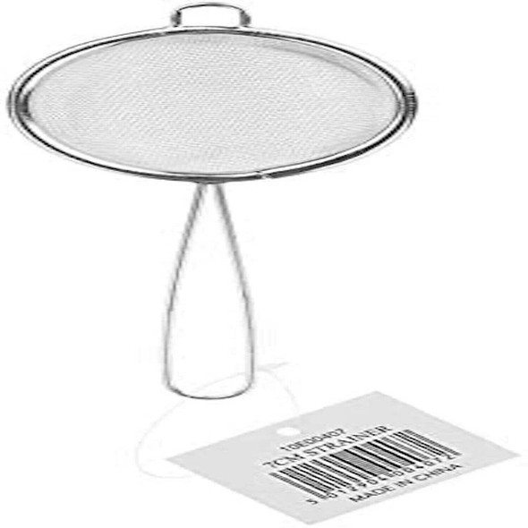 Chef Aid Metal Strainer, Tin, 7cm Diameter