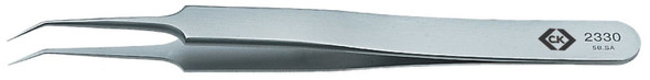 C.K T2330 110mm Precision Angled Tip Tweezers