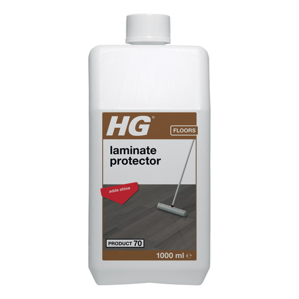 HG Laminate Protective Coating Floor Polish With A Shiny Gloss Finish, 1 Litre