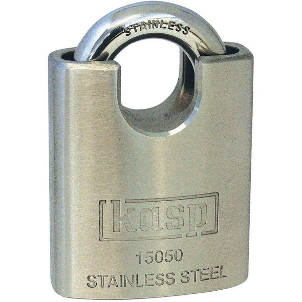 Kasp 150 Stainless Steel Padlock - 50 Millimeters