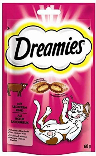 Dreamies Cat Treats Pouch 60g - Beef