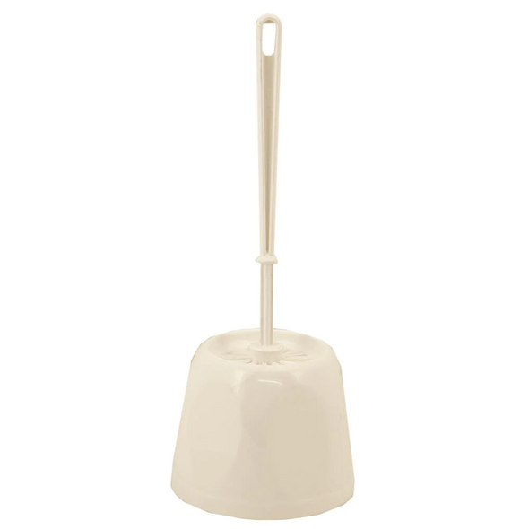 Elliott Round Toilet Brush Set In White Colour