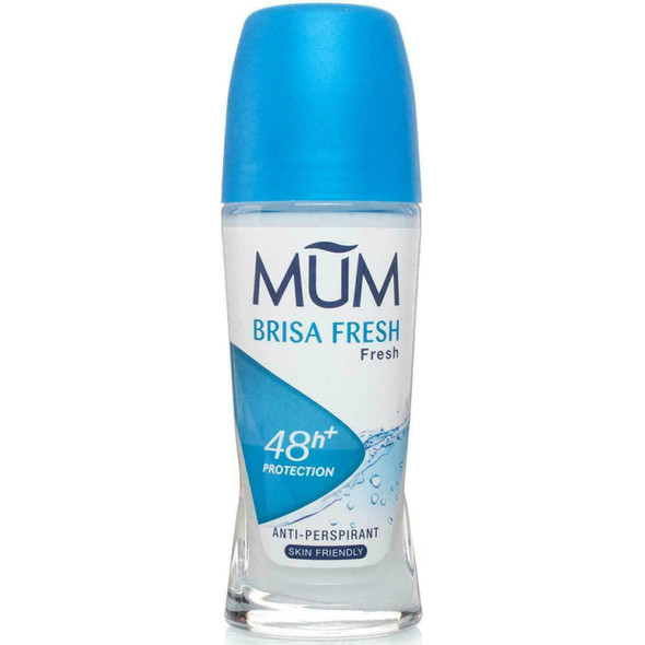 SIX PACKS of Mum Brisa Fresh Anti-Perspirant Roll On 50ml