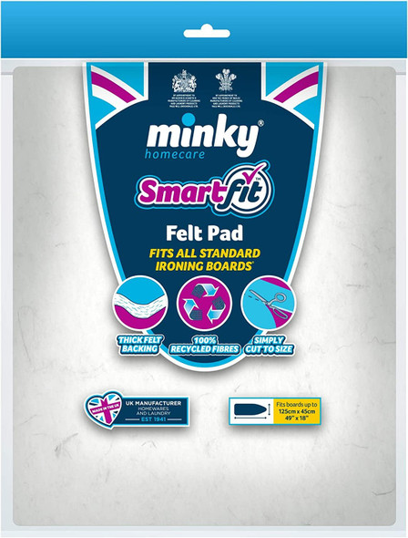 Minky PP7300E119 Smartfit Felt Pad, White, 125 x 45 cm