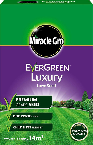 Evergreen Luxury Lawn Grass Seed 420g