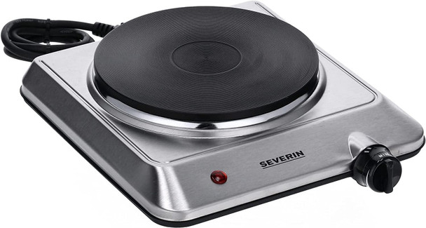 Severin KP 1092 Table Hob Stove 18 cm Heating Ring, 1500 W Stainless Steel