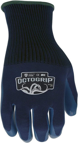 Octogrip Men's Heavy Duty Series 13 Gauge Poly Knit Latex Palm Heavy Duty Series 13 Gauge Poly Knit Latex Palm (pack of 1)