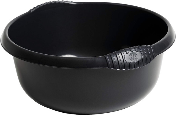 Wham Casa Round Washing-up Bowl with Handles Midnight 7L, 32 x 15 cm