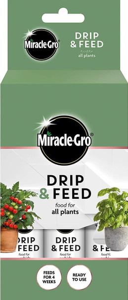 Miracle-Gro Drip & Feed All Purpose Houseplant & Outdoor Food 3 Pack