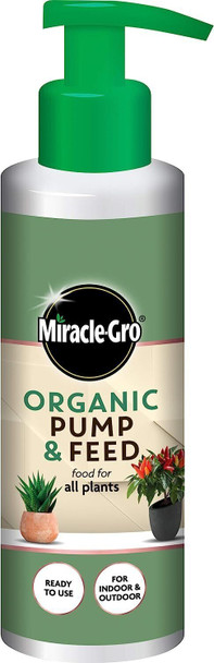 Miracle-Gro Organic Pump & Feed Liquid Houseplant Food, No Mixing, 200 ml