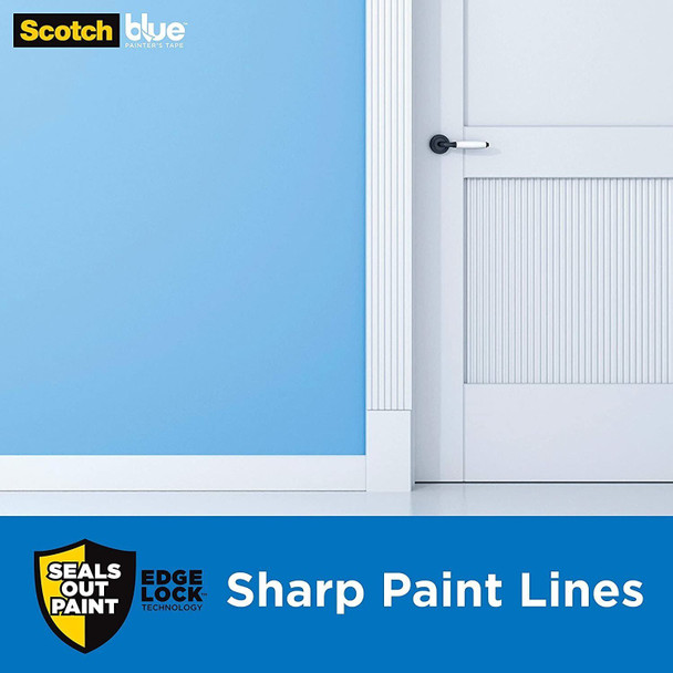 3M 2093 ScotchBlue Sharp Lines Painter's Tape: 0.94 in x 60 yds. (Blue)