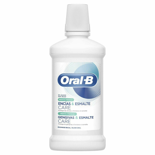Oral-B Gum Protect & Enamel Repair Mouthwash - Fresh Mint - Alcohol Free - 500ml