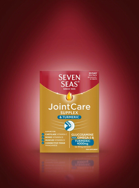 60 x Seven Seas Joint Care Supplex Turmeric 4000mg & Omega-3 Tablets & Capsules