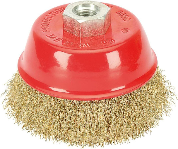 Draper 41445 Crimped Wire Cup Brush, 100mm x M14