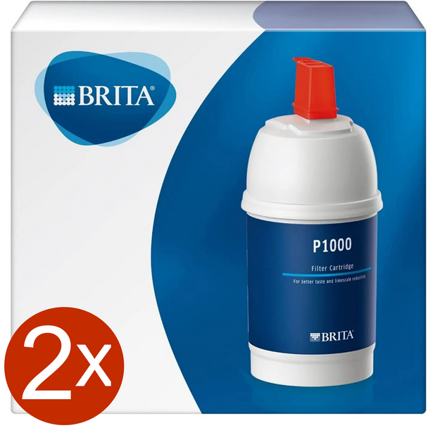 Brita x2 Water Filter P1000 Refill Genuine Replacement Kitchen Tap Cartridge