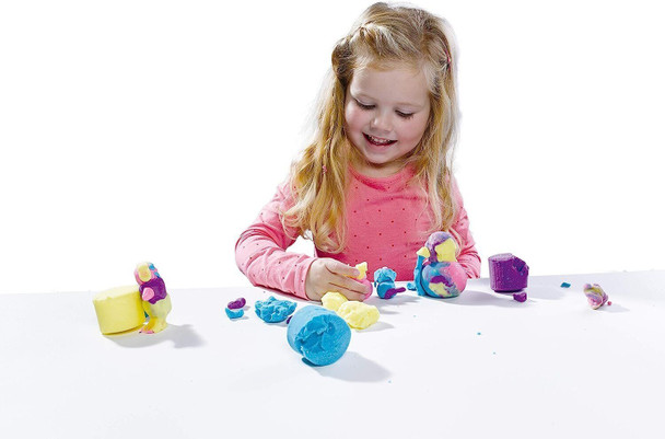 SES Creative 00466 Glitter Play Dough, Mixed Colours