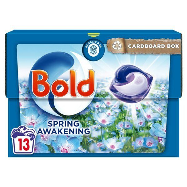 Bold All in 1 Pods Laundry Detergent Capsules Spring Awakening 13 Wash Pack