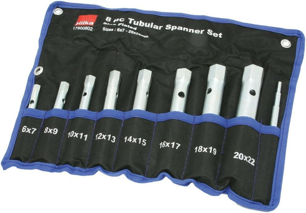 Hilka 17900802 Box Spanner Set Metric (8-Piece)