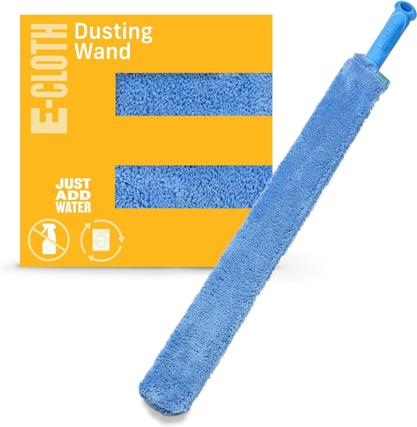 4 x E-Cloth Microfibre Cleaning & Dusting Wands, Washable & Reusable