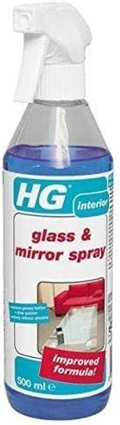 2 x Glass & Mirror Spray 500ml Pack of 3