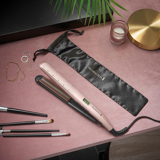 Remington Wet2Straight Pro Hair Straighteners for Women - Wet and Dry Modes with Exclusive Venting System; S7970, Bronze