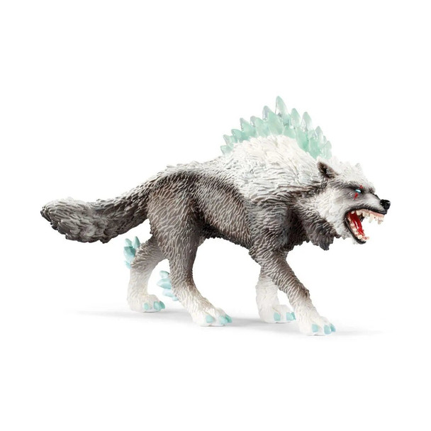 Schleich Snow Wolf Eldrador Creatures Toy Figurine for Children 7-12 Years