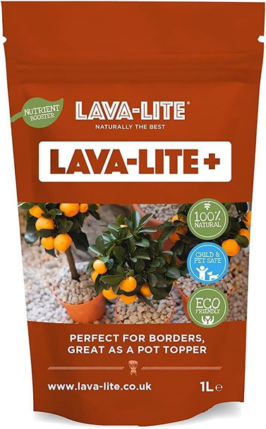 LAVA-LITE Plus Multi-purpose Stone Moisture Retaining for Plant Toppers 1L