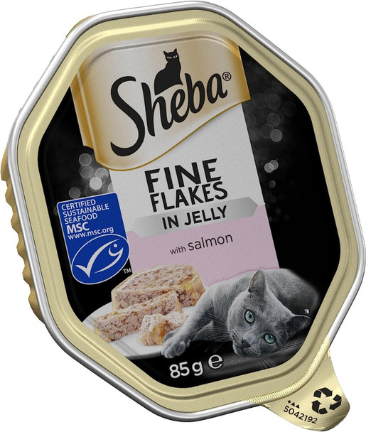 Sheba Fine Recipes Cat Tray with Turkey in Sauce, 85g