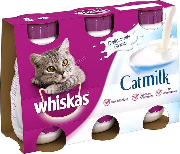 Whiskas Cat Milk - Complementary Cat Food - 15 x 200 ml