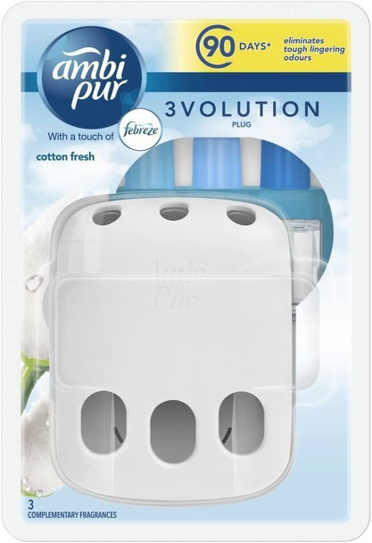 Ambi Pur 3Volution Cotton Fresh Plug in Starter Kit