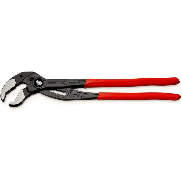 Knipex Cobra® XL Pipe Wrench and Water Pump Pliers grey atramentized, plastic...