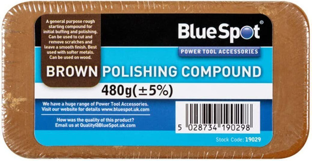 Bluespot 19029 Brown Polishing Compound (480G)