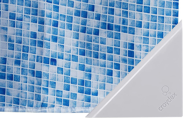 Croydex Magnetic Bath/Shower Curtain Clip, White, 125 mm